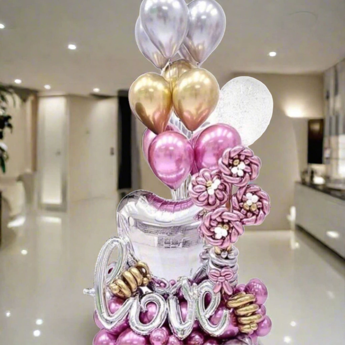 Globos Ramos Corazones