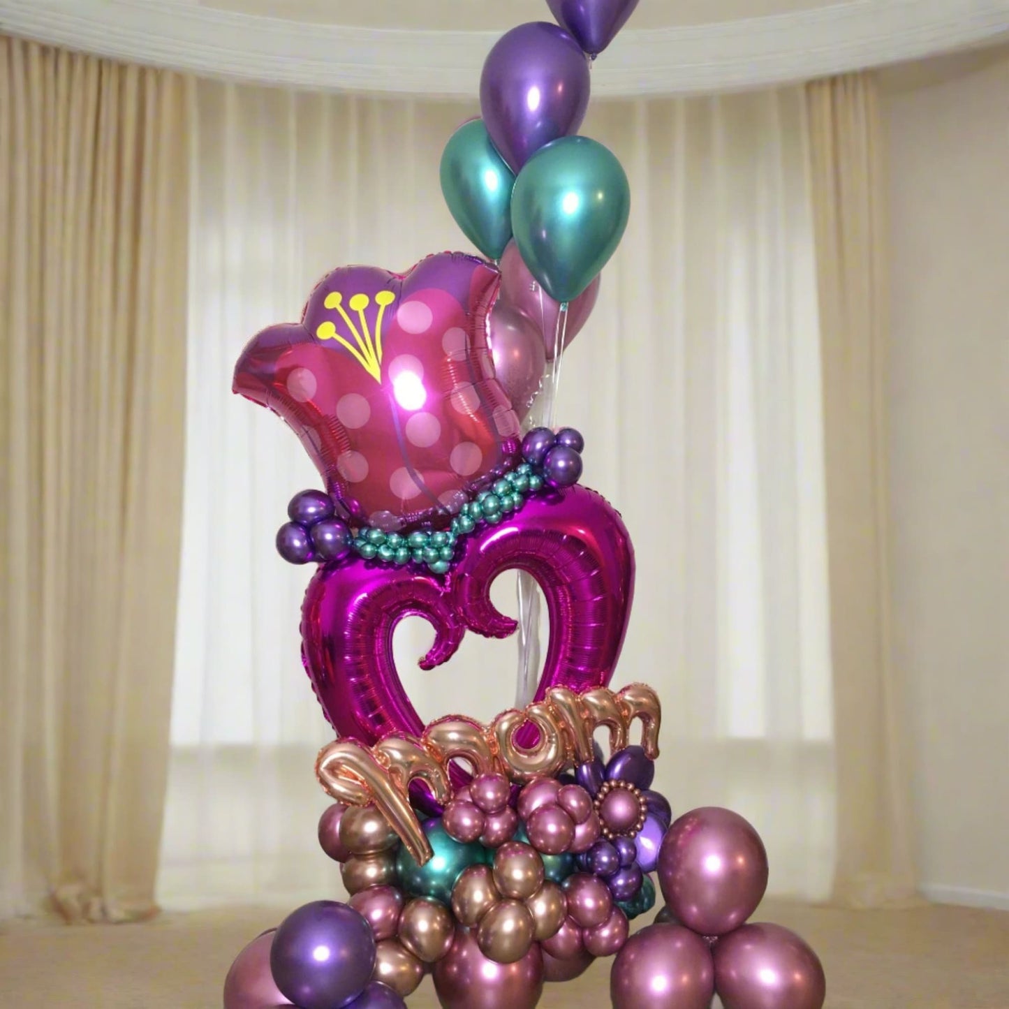 Globos Ramos Corazones