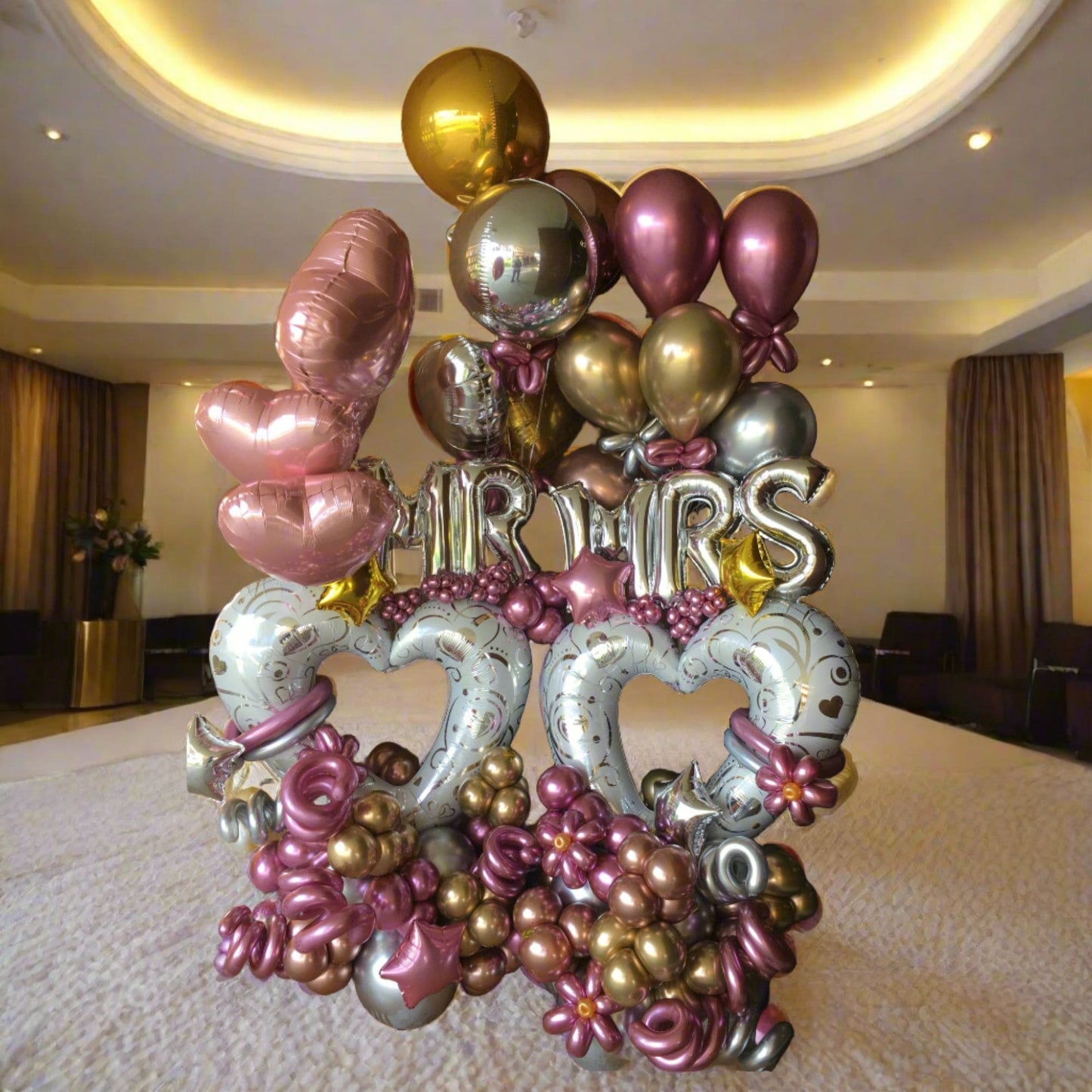 Globos Ramos Corazones