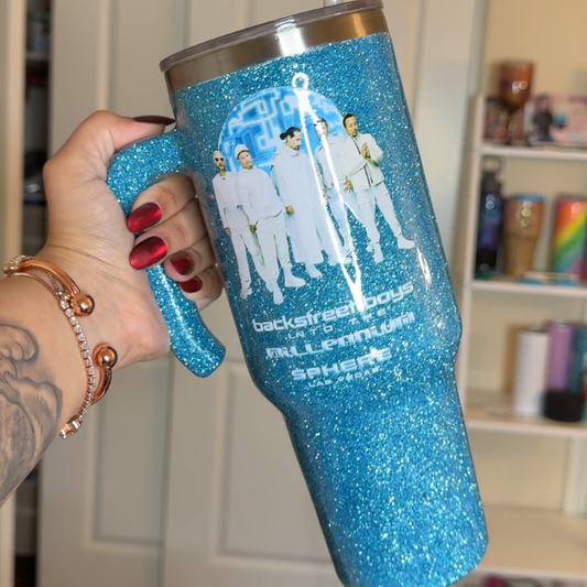 Fan Art Handle Tumbler